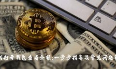 如何打开钱包查看余额：一步步指导及常见问题